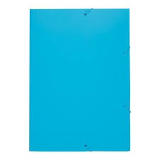 PASTA ABA OFICIO - AZUL NEON POLIBRAS