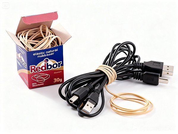 ELASTICO LATEX 25G N.18 UNIDADE  - RED BOR