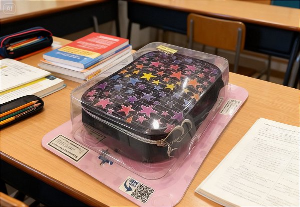 ESTOJO ESCOLAR NEOPRENE CASE IMPRESSO DATERRA SORTIDO