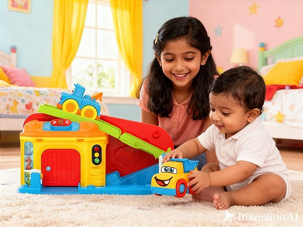 Brinquedo Happy Station na Caixa JXP Brink – Estação de Brincadeiras Infantil