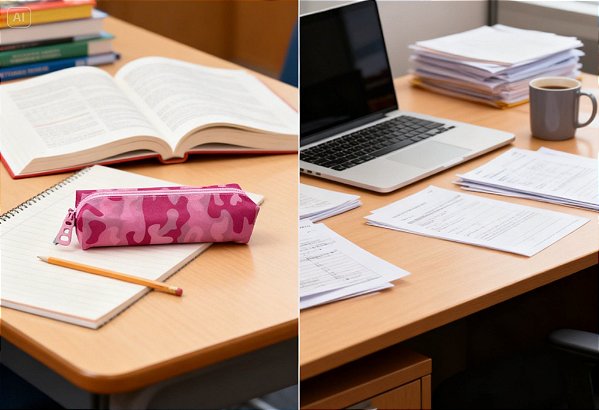 Estojo escolar camuflado Fino feminino Daterra