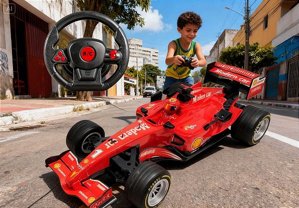 Carro Controle Remoto Sem Fio Super Racing DM Toys | Alta Velocidade