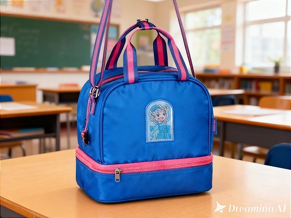Lancheira Térmica Tsum Tsum TS24628 Stitch Disney Infantil Escolar