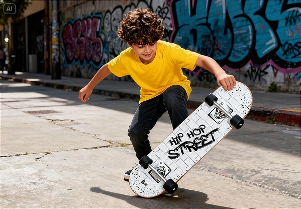 Kit Skate Infantil com Acessórios Dog Unik Completo SORTIDO