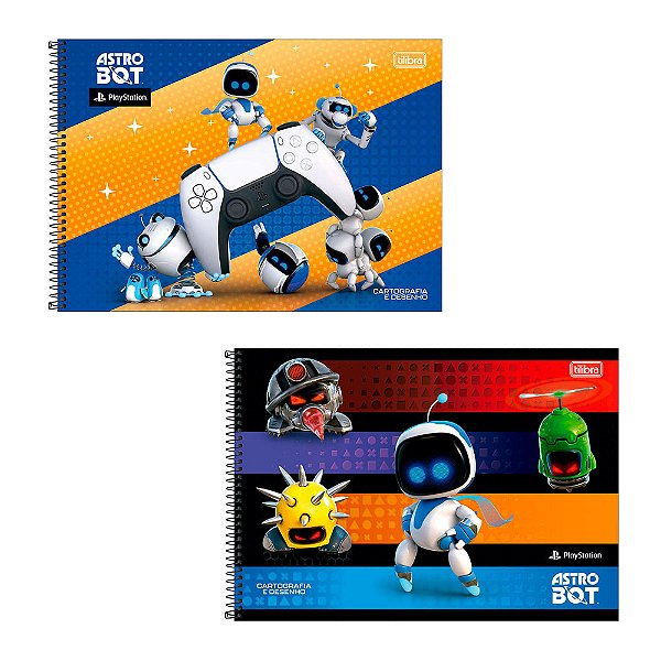 Caderno de Desenho e Cartografia Astro 80 Folhas | Caderno Escolar Infantil