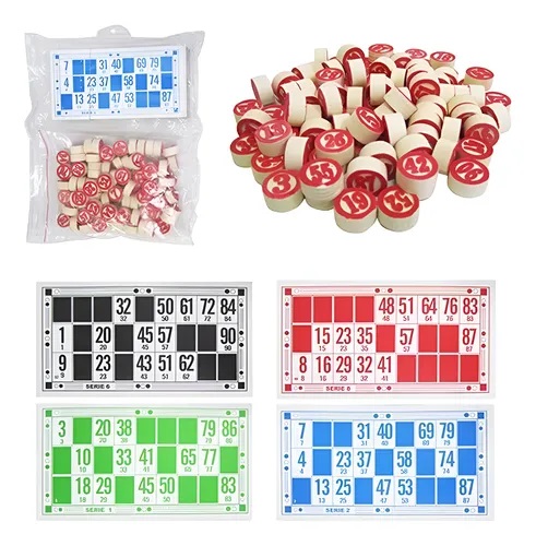 Jogo de Bingo com Números de Madeira com Sacola – Completo e Durável