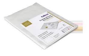 Envelope Plástico 4 Furos Fino Pacote com 50 Unidades