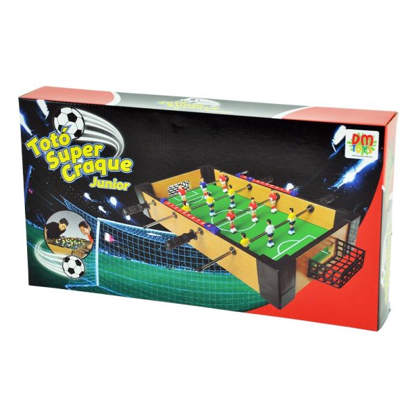 Jogo Totó Super Craque Junior DMT5751 DM Toys Mini Pebolim