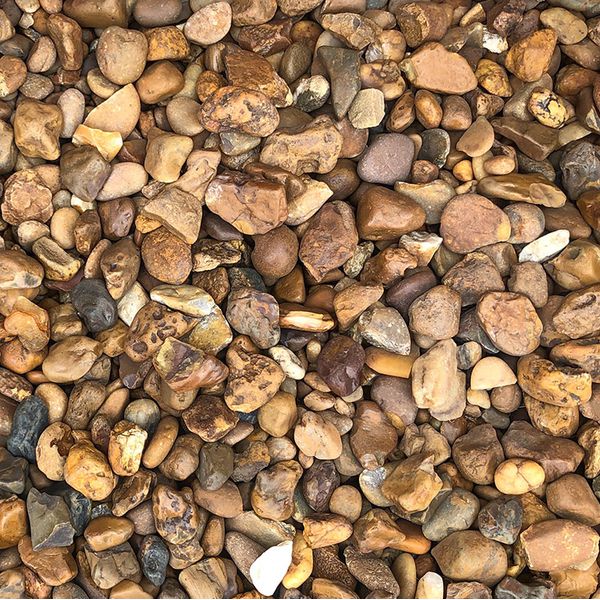 Seixo de Rio Marrom N°01 - 10kg