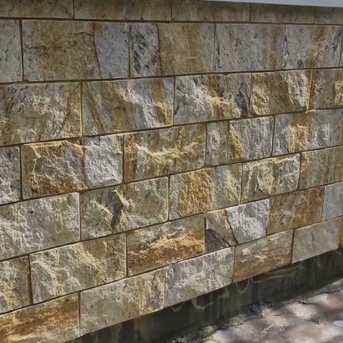 Pedra Miracema Amarela 11,5x23cm - 0,50 M²