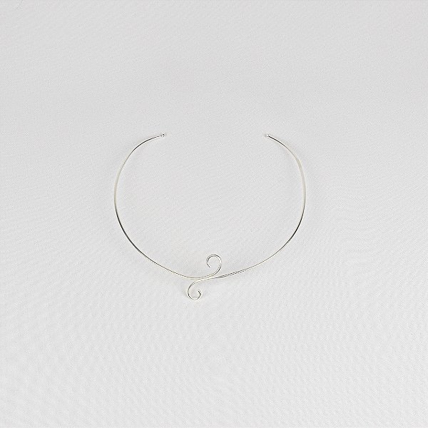 Choker Delicada Coleção Duo Aro Aberto