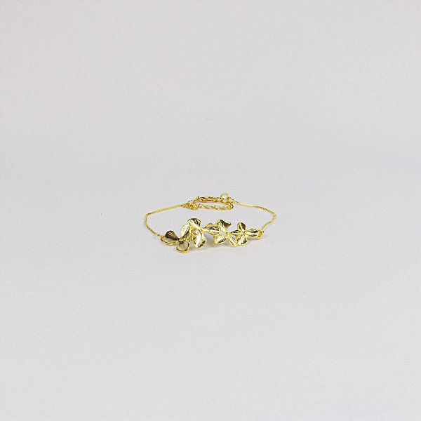 Pulseira Delicada Coleção Flores Minimalistas