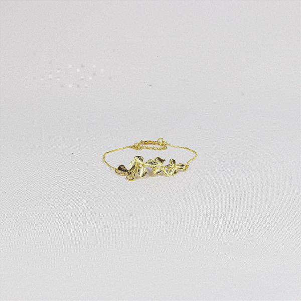 Pulseira Fina Coleção Orquídeas Delicadas