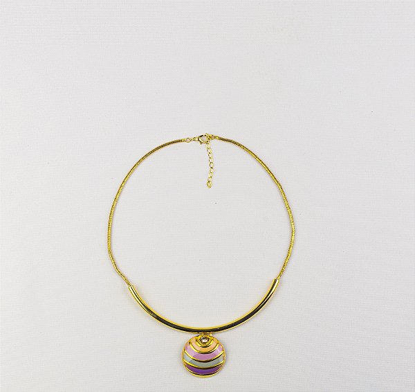 Cordão Sofisticado Esmaltado Coleção Orbes Colors