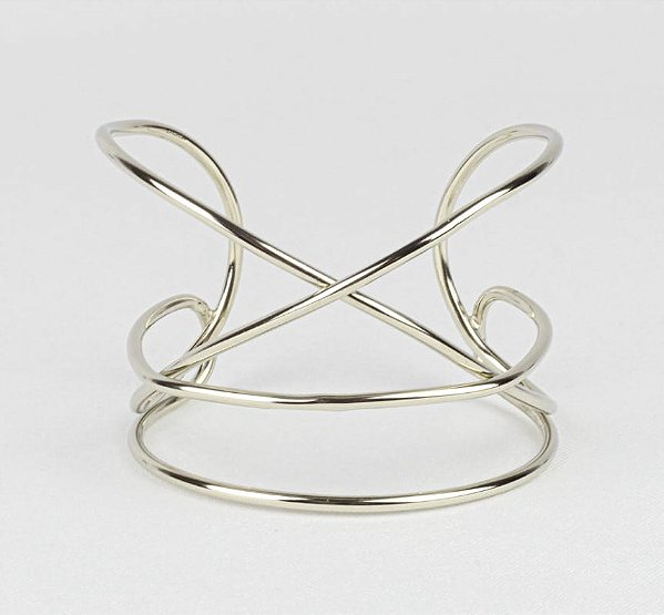 Bracelete Moderno Aros Entrelaçados