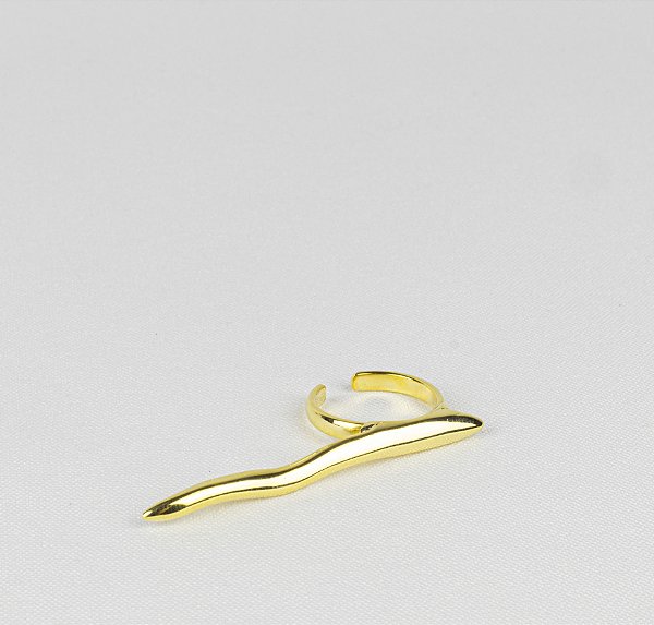Anel Minimalista Traço Alongado