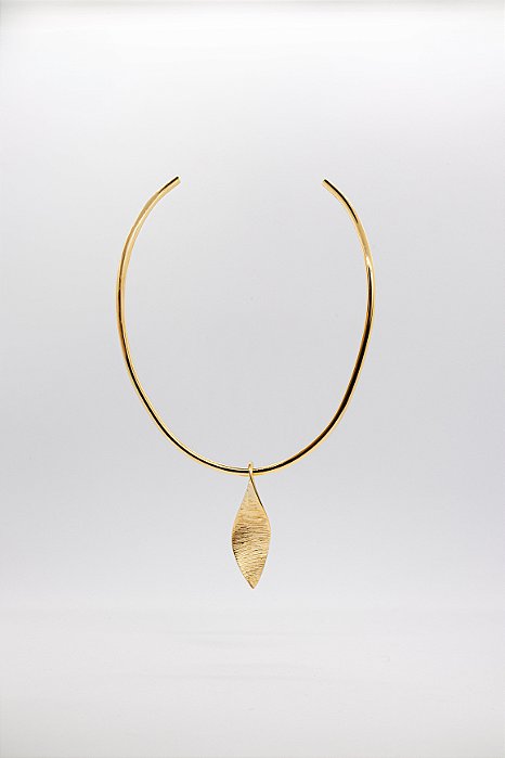 Choker Minimalista Aberta Coleção Flor de Outono