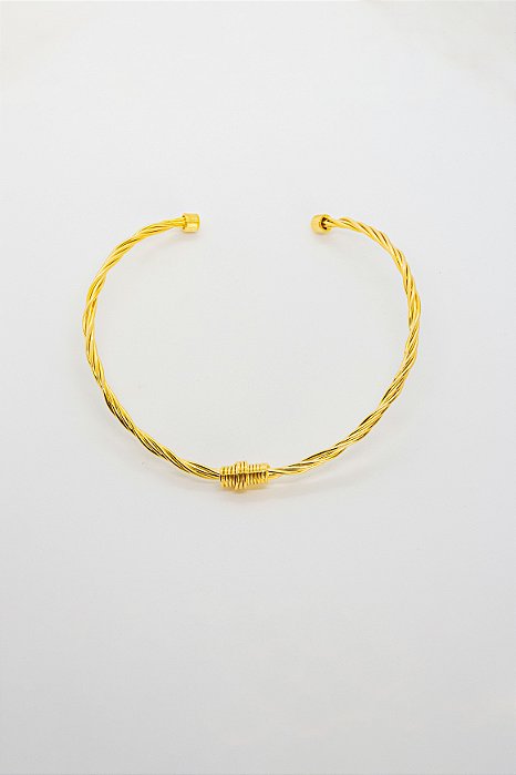 Choker Coleção Tássia Aro Retorcido Aberta