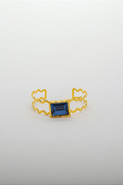 Bracelete Coleção Paolla Pedra Central