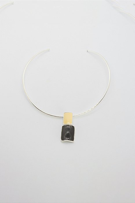 Choker Coleção Duo Colors Duplo Esmaltado