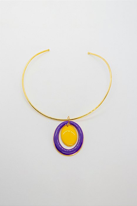Choker Coleção Selena Esmaltado