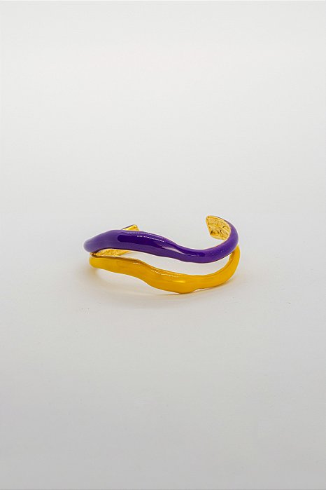 Bracelete Coleção Selena Esmaltado Ajustável