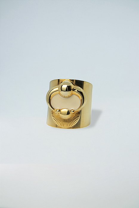 Bracelete Largo Esmaltado Coleção Máxi Autêntica