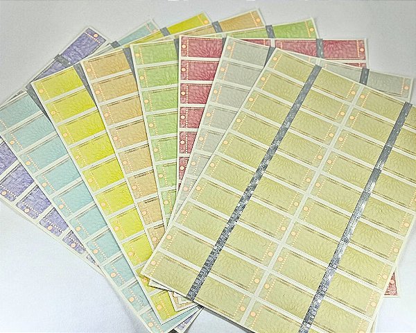 Ticket Papel Moeda 37x42mm - Pct 5000 unid.