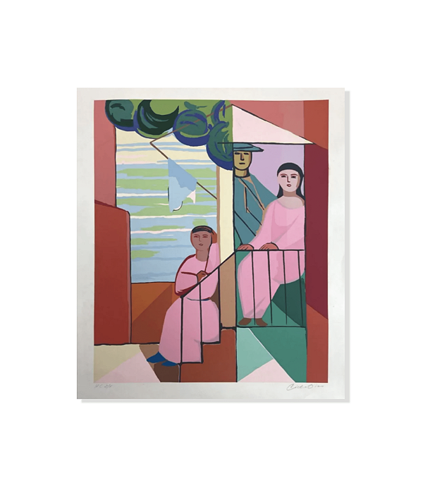SERIGRAFIA MULHERES DE ROSA