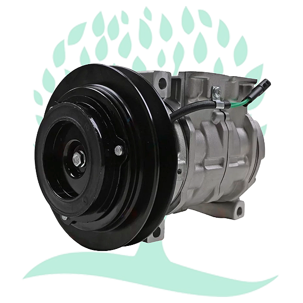 Compressor 10S13C Máquina Escavadeira John Deere 290GLC/ 345GLC - 24 Volts Polia Canal 1B 139mm