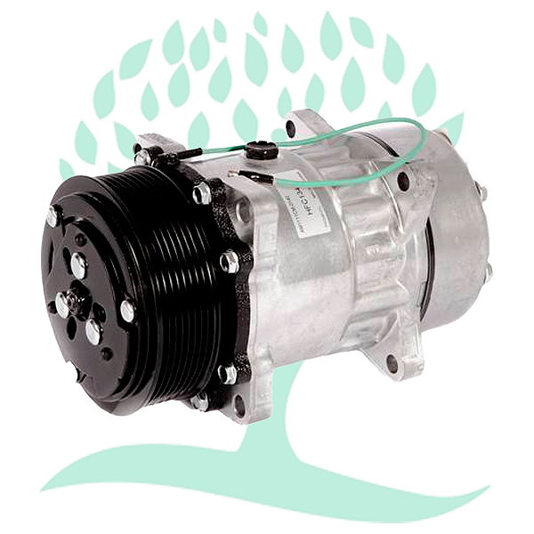 Compressor Denso 7H15 Orelha New Holland TL / TM 8PK 24v Saida 8/10