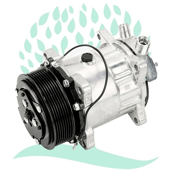 Compressor Sanden 7h15 (8 Orelhas) Polia 8pk 12v S/ Vert.