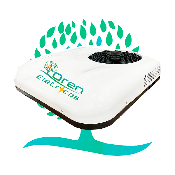 Ar Condicionado 100% Elétrico de Teto Universal Mini 24V