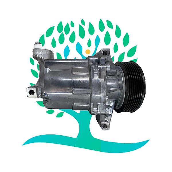 Compressor 10S11C Renault Fluence / Tiida / Nissan March - 12 Volts Polia 7pk