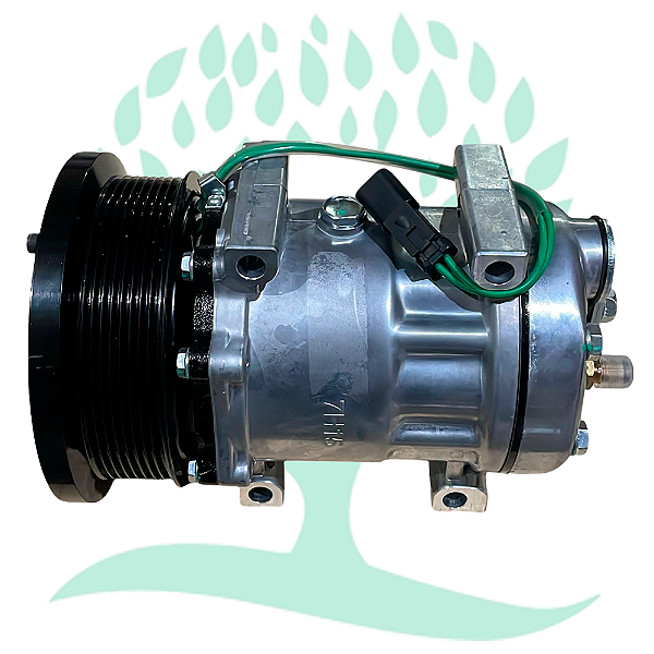 Compressor Sanden 7H15 4301 Caterpillar (4 pass) 8pk Polia 133mm 24v (imp)