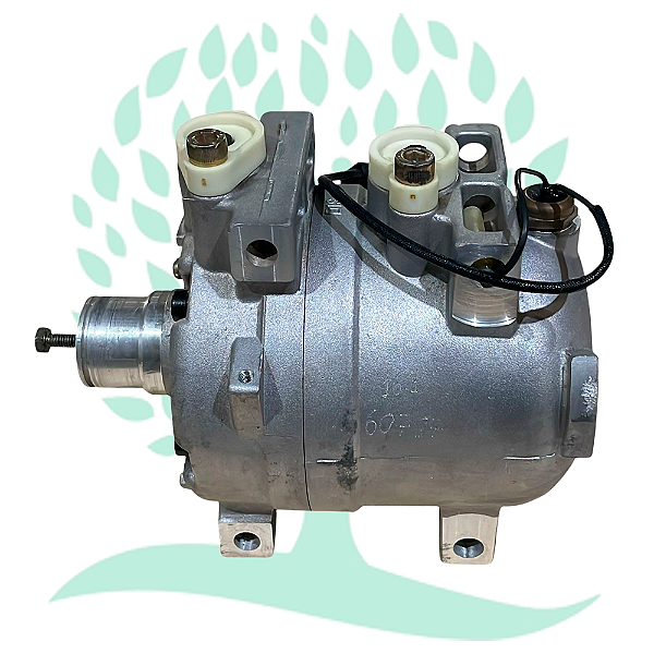 Compressor HCC Retroescavadeira Hyundai polia V 24V 175MM