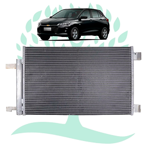 Condensador Chevrolet Onix 2020> Motor Aspirado Câmbio Mecânico (Orig. Denso)