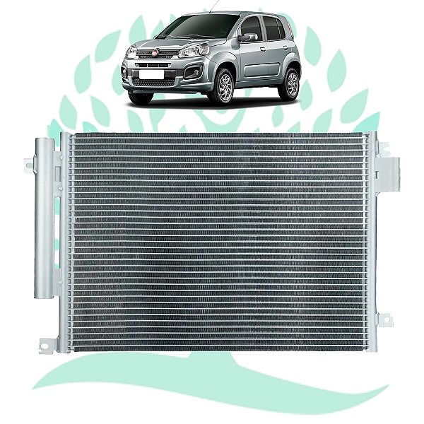 Condensador Fiat Novo Uno 2010> Palio 2012> Grand Siena Motor e / Torq Sistema Valeo