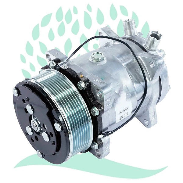 Compressor Sanden 5H14 8PK12V Saida Vert.