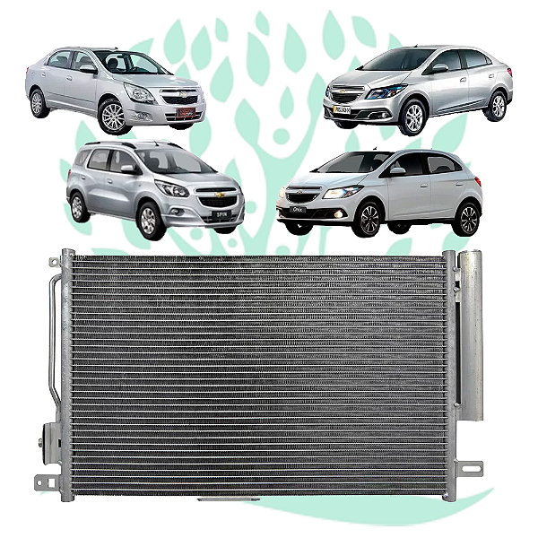 Condensador Chevrolet Cobalt / Ônix 12/17 / Prisma / Spin 2013>2016 / Tracker 2013 á 2019