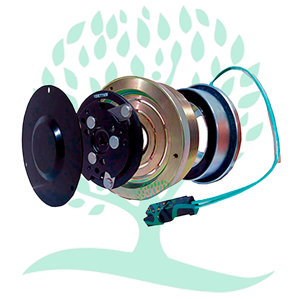 Conjunto de Embreagem Sanden 7H15 4300 / 4795 Caterpillar / Case / New Holland 8Pk 24 Volts