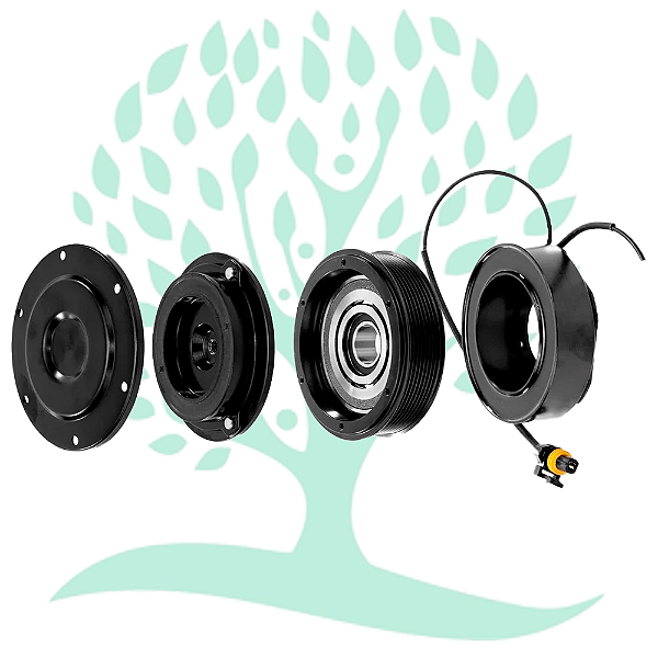 Conjunto Embreagem P/Compressor 10PA17 8PK 12V John Deere