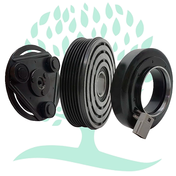 Conjunto Embreagem P/Compressor Ford F250 6pk