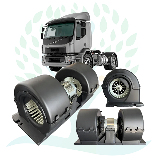 Motor da Caixa Evaporadora Volvo VM 210/ 240/ 260/ 310 - 24 Volts