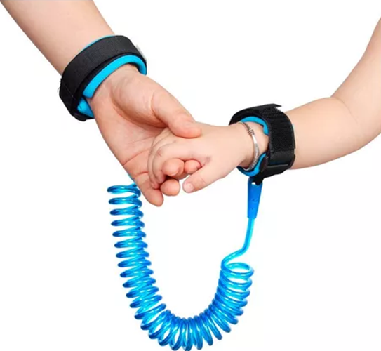 Pulseira de Segurança Crianças Parque Praia Viagem Shows Pulso Velcro