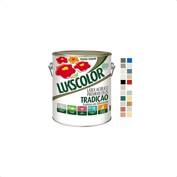 LATEX LUKSCOLOR  3,6L MARFIM
