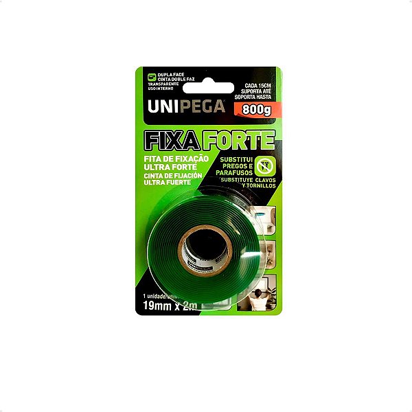 FITA DUPLA FACE UNIPEGA VHB 19MM 2M 0005