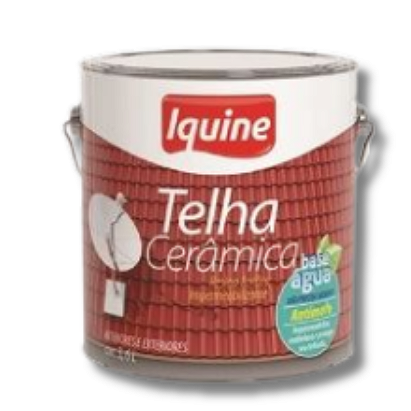 TINTA TELHA RESINA AGUA IQUINE CERAMICA 3,6L