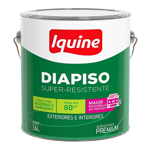 TINTA PISO IQUINE DIAPISO 3,6 L VERDE FOLHA