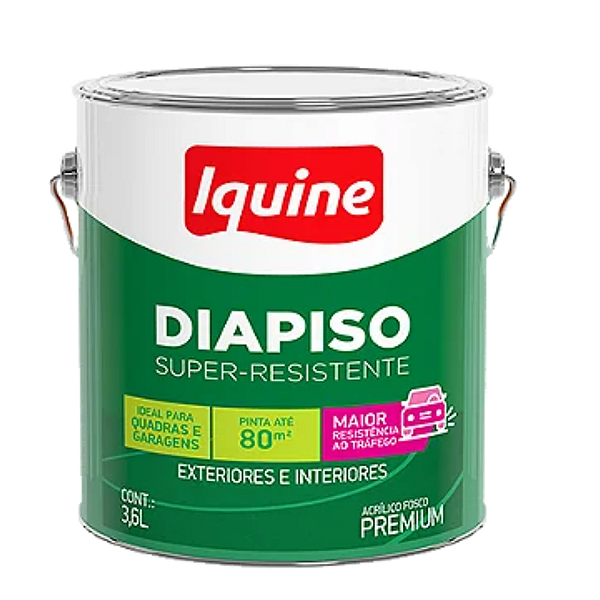 TINTA PISO IQUINE DIAPISO 3,6 L AZUL PROFUNDO